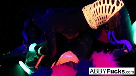 Black Light Rainy Night With Abigal Mac Ava Addams Free Porn