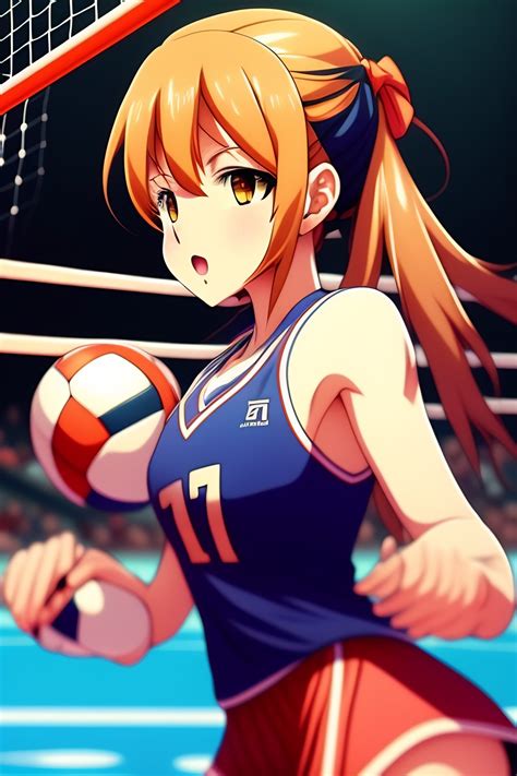 Lexica - Cute anime volleyball girl