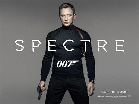 James Bond 007 Spectre Poster Featuring Daniel Craig
