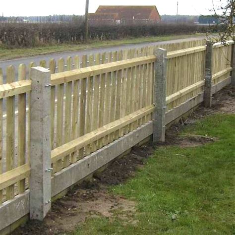 Recessed Concrete Fence Post Landscaping Mick George