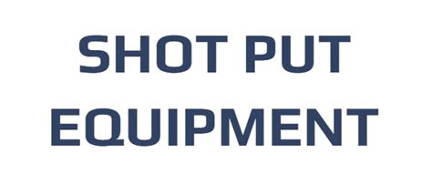 Buy Now: Shot Puts and Shot Put Equipment - Everything Track & Field