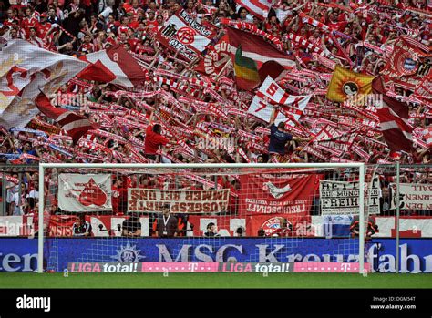Fan Block Fan Curve Of Fc Bayern Muenchen Supporters Allianz Arena