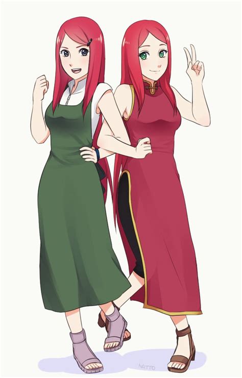 Kushina And Hoshimi {sisters} Naruto Girls Naruto Shippuden Anime Anime Naruto