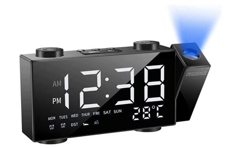 Digital Alarm Clock Projector