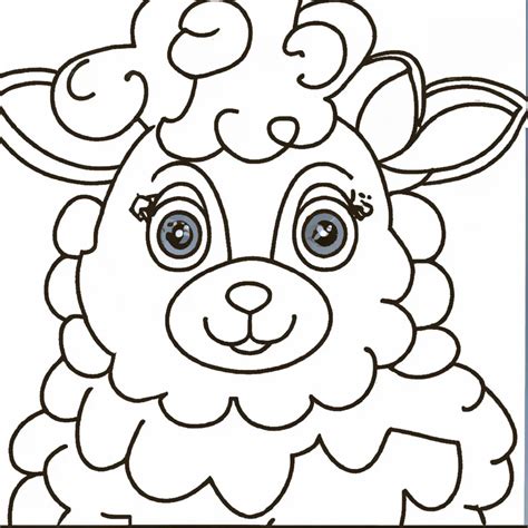 Carinha De Ovelha Para Imprimir - 8