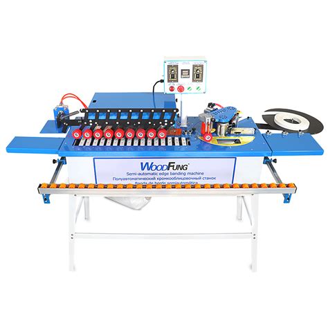 MY06D 2 Mini Semi Automatic Edge Banding Machine Gluing Trimming End