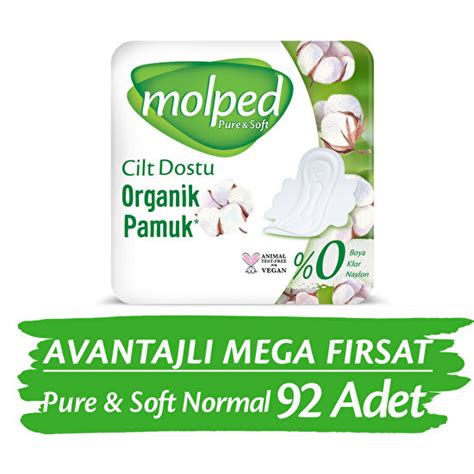 Molped Pure Soft Normal Avantajlı Mega Fırsat Paketi 92 Adet Fiyatı