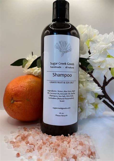 Grapefruit And Sea Salt Shampoo Sugar Creek Goods