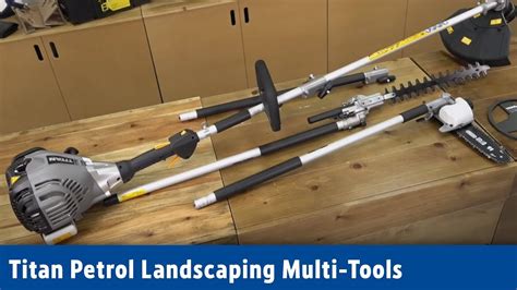 Titan Petrol Landscaping Multi Tools Screwfix Youtube