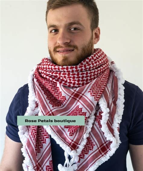 Unisex Jordanian Royal Traditional Middle Eastern Shemagh Keffiyeh