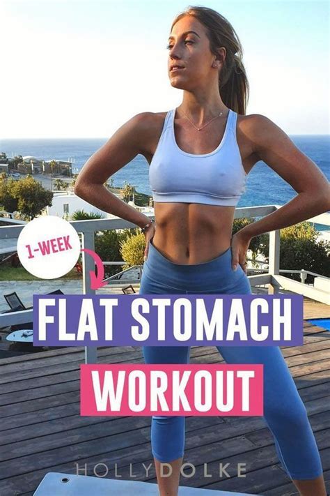 1 Week Flat Stomach Workout Intense Flat Stomach Workout Stomach