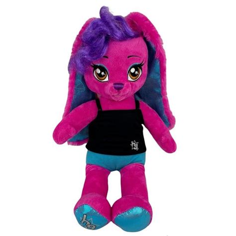 Build A Bear Toys Build A Bear Honey Girl Girls Rock Star Risa Hot Pink Bunny Plush Doll