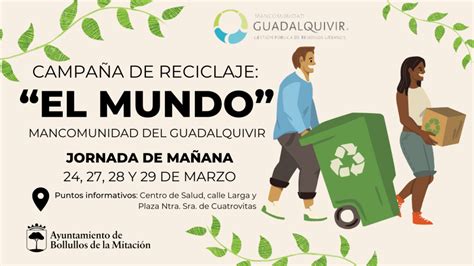 Campaña de reciclaje El mundo Portal del Ayuntamiento de Bollullos