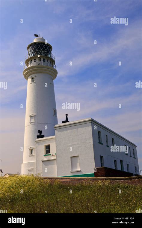 Flamborough Head Lighthouse Stock Photo - Alamy