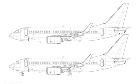 Boeing 747 Outline