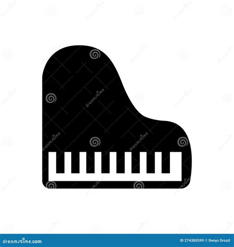 Piano Icon Vector Piano Illustration Sign Music Symbol Solfeggio