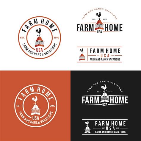 Premium Vector Logo Template For Poultry Farm Labels For Natural