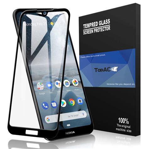 Full Cover 9h Black Tempered Glass Screen Protector Nokia G10 53 42