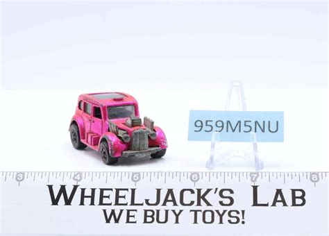 Cockney Cab Hot Pink Redline Hot Wheels Mattel Vintage Rl Wheeljack S Lab