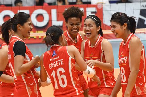 Pvl Jema Galanza Team Red Cruise Past Alyssa Team Blue In All Star