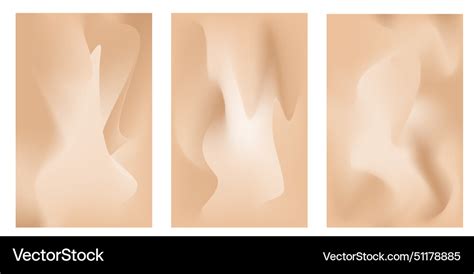 Set Nude Pattern Royalty Free Vector Image