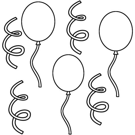 Streamers Clipart Black And White Clip Art Library