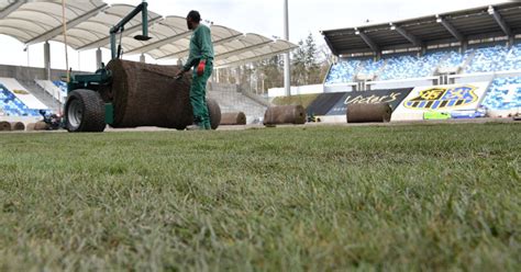 1 FC Saarbrücken Neuer Rasen im Ludwigspark Fotos und Video