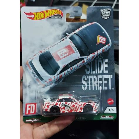 Hot Wheels Slide Street Nissan Silvia S Shopee Malaysia