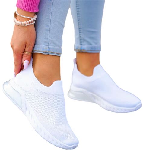 Białe Lekkie Adidasy Buty Wsuwane Marcoli 13311099168 Allegropl