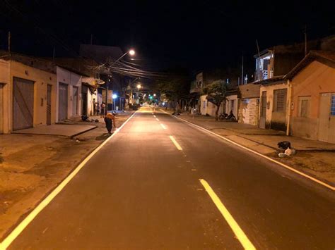 Sinalização horizontal é implantada na Rua Rio Grande do Norte na Nova