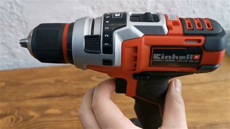 Einhell TE CD 18 Li E Solo Cordless Drill Unboxing Review And Test