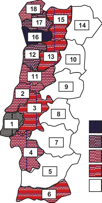 The population density in Portugal (persons per square km) Explanation ...