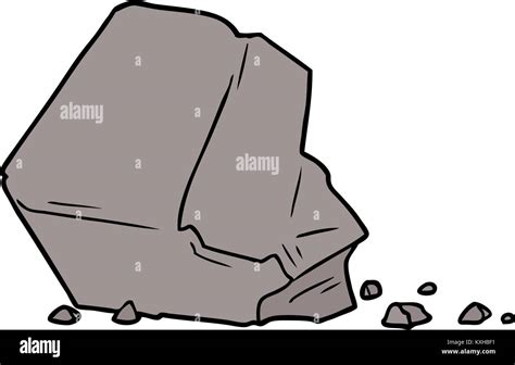 Cartoon Large Rock Stock Vector Image And Art Alamy