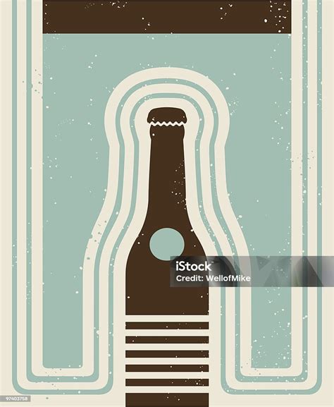 Pop Art Bottle Stock Illustration Download Image Now Retro Style