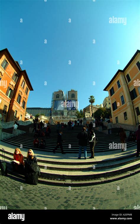 Piazza Di Spagna Spanish Steps Rome Roma Italy Italian Capital City