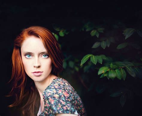 Women Redhead Women Outdoors Hazel Eyes Wallpaper Coolwallpapers Me