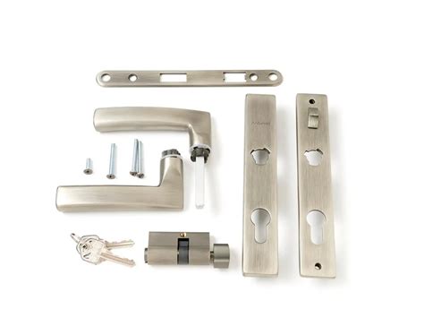 Andersen Storm Door Handle Set Lock And Keys Modern Brushed Dark Nickel 92888 Ebay