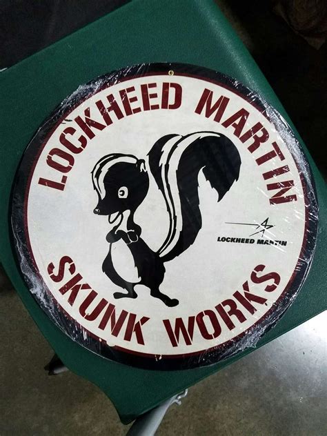 Lockheed martin skunk works logo round metal steel sign for sale in Vancouver, WA - 5miles: Buy ...