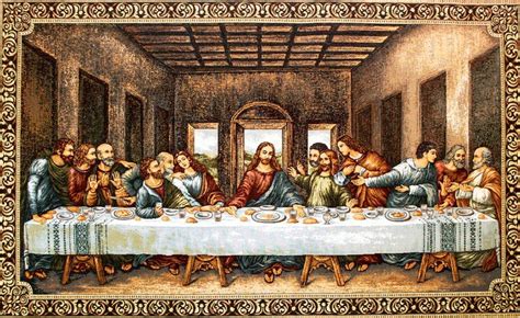 Tapiz de la Última Cena de Leonardo Da Vinci La ultima cena Cuadro