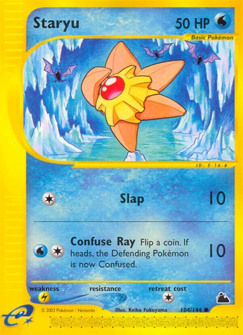 Staryu Skyridge Sk Pkmncards