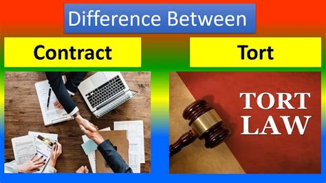 Difference Between Contract And Tort Youtube