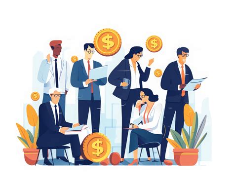 group of investors evaluating investment opportunities . AI Generated