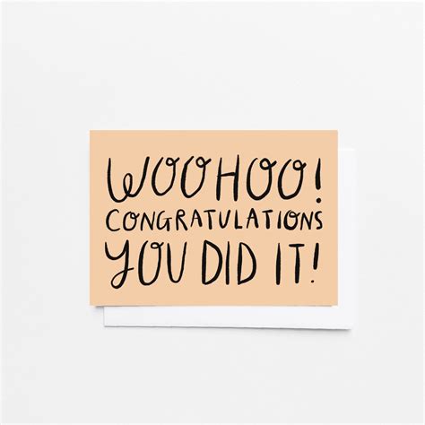 Congratulations You Did It Funny