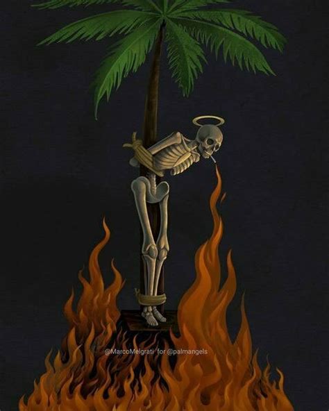 Burning Skeleton - Marco Melgrati