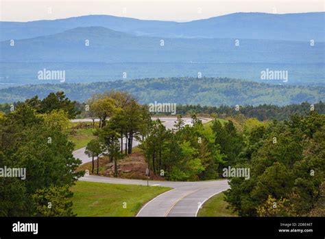 Talimena Scenic Drive Stock Photo Alamy