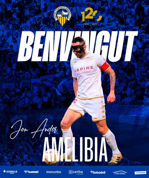 CE Sabadell on Twitter: "🚨 𝐎𝐅𝐈𝐂𝐈𝐀𝐋 | Jon Ander Amelibia, nou jugador