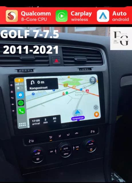 Autoradio Android Per Vw Golf Gps Navi Wifi Carplay