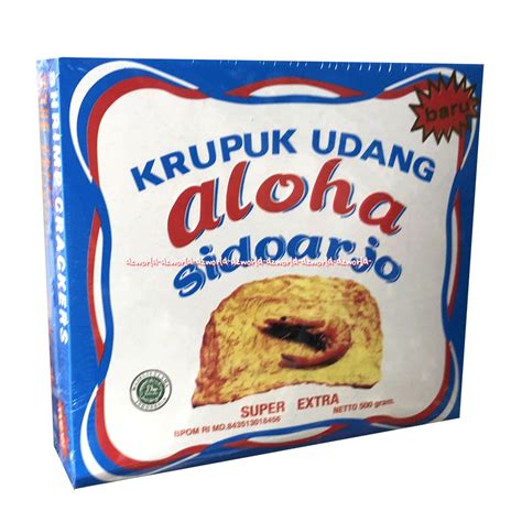 Jual Krupuk Udang Aloha Sidoarjo Super Extra Kerupuk Udang Shirimp