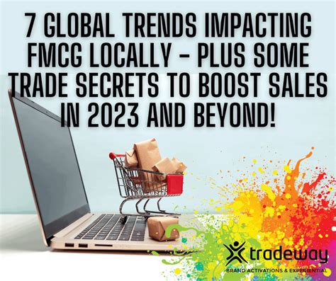 7 Global FMCG Trends Impacting FMCG Locally PLUS Trade Marketing