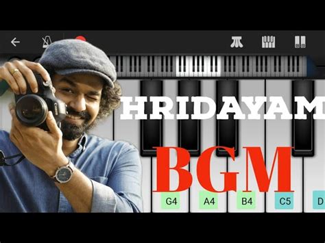 Hridayam Theme song In Piano | Tutorial | Pranav | Kalyani Priyadarshan ...